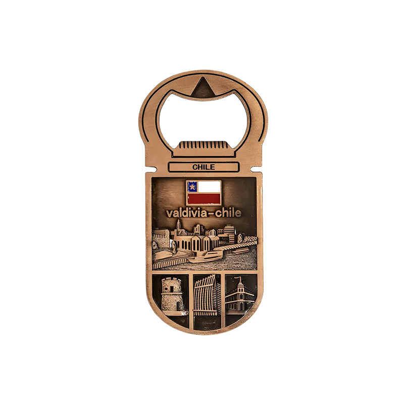 Chile Souvenir Bottle Opener Fridge Magnet