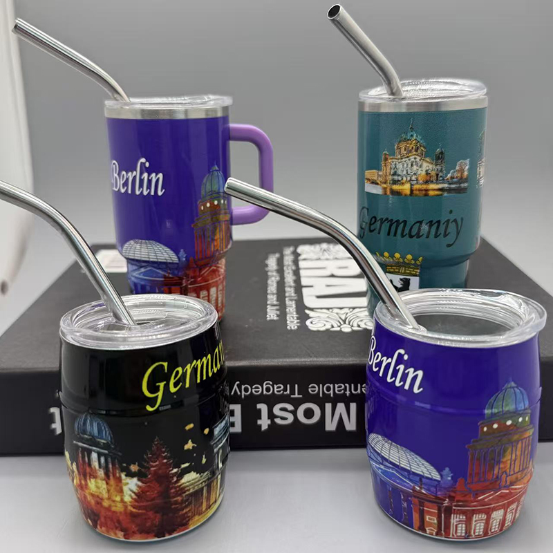 Stainless Steel Mini Shot Cups Mugs with Lid