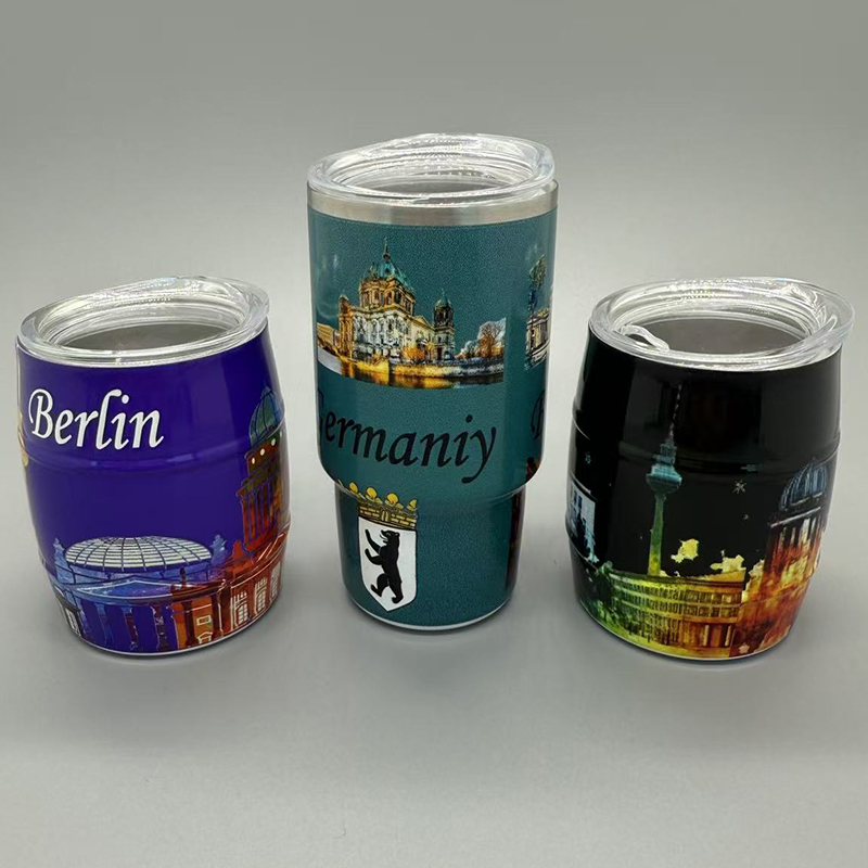 Stainless Steel Mini Shot Cups Mugs with Lid