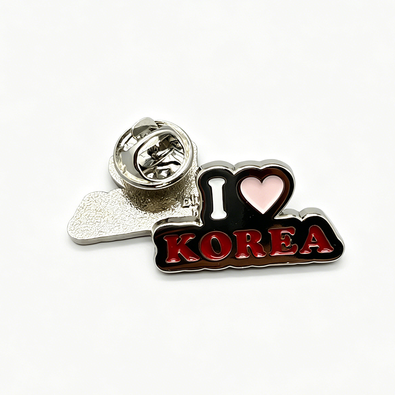 Metal Face Mask Shaped Badge Pins