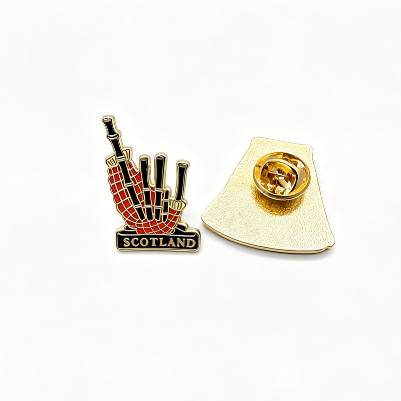 Scotland Bagpipes Badge Pins