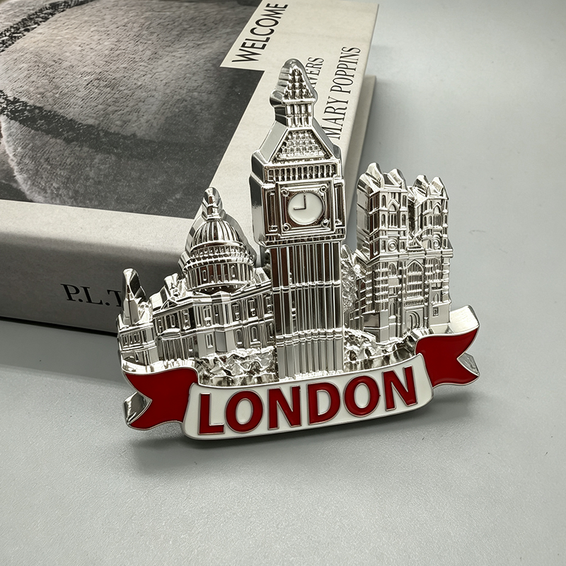 London Fridge Magnets Metal