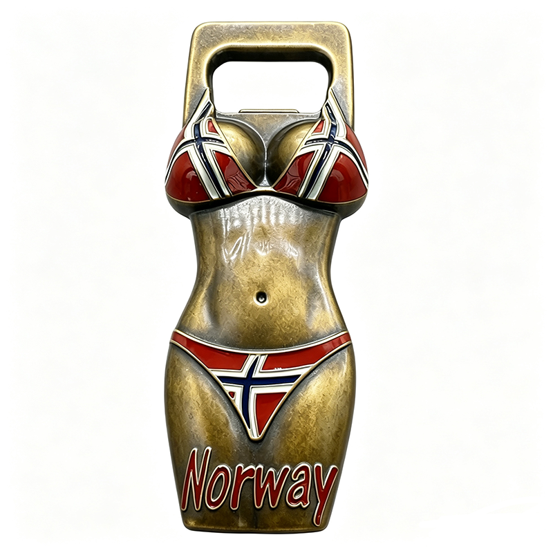 Norway Fridge Magnet Bottle Opener