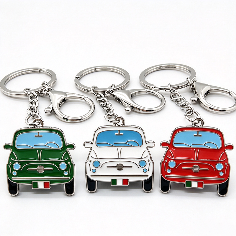 Italian Mini Car Keychain