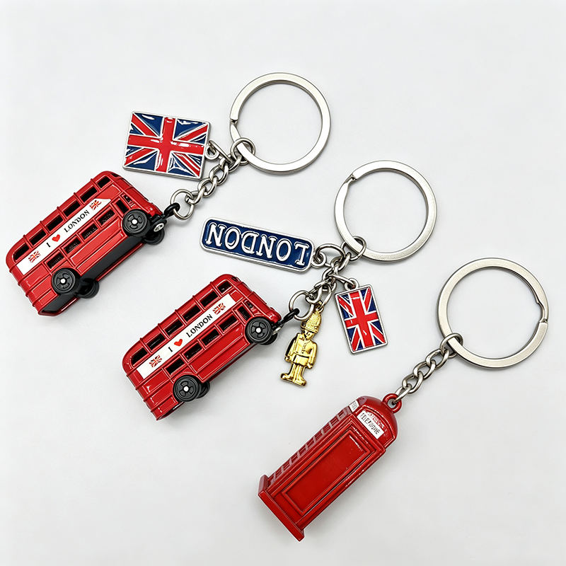 3D UK Souvenir Keychain