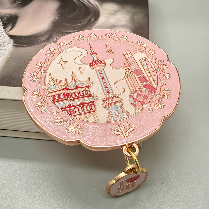 Metal Round Compact Mirror