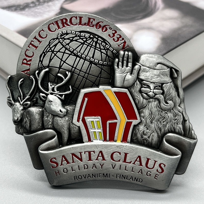 Santa Claus Fridge Magnet Finland Rovaniemi Santa Claus Village Arctic ...