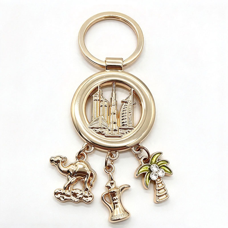 Dubai Round Key Ring