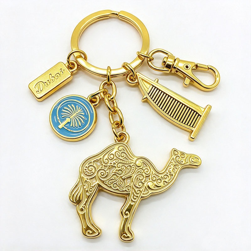 Dubai Camel Keychain