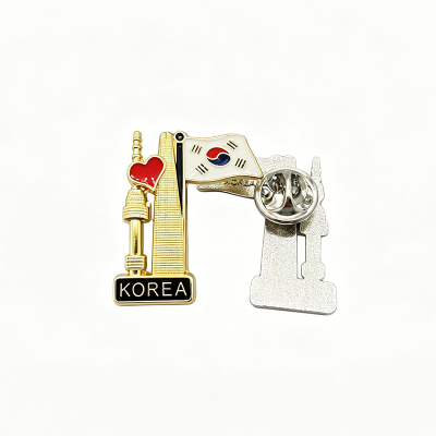 Metal Face Mask Shaped Badge Pins