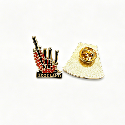 Metal Face Mask Shaped Badge Pins