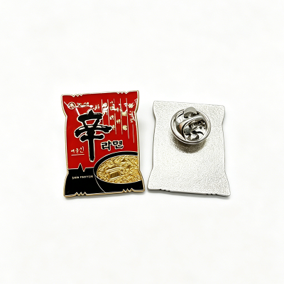 Metal Face Mask Shaped Badge Pins