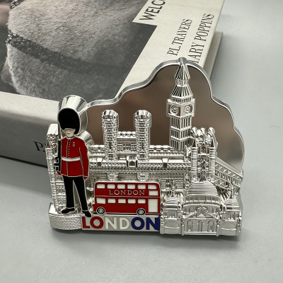 London Fridge Magnets Metal