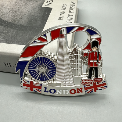 London Fridge Magnets Metal
