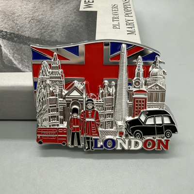 London Fridge Magnets Metal