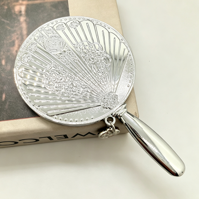 Metal Mini Mirror with Handle 