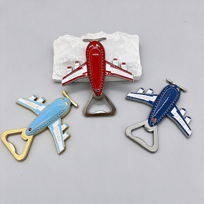 Metal Airplane Fridge Magnet